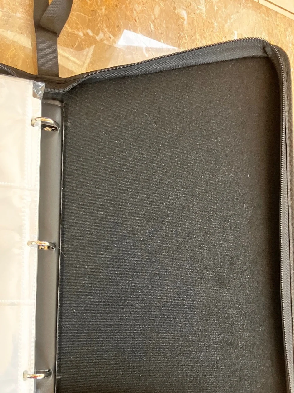 Clipnest Football Card Binder 720 Pockets L 13 x 10.5 W White